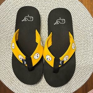 Pittsburgh Steelers Vineyard Vines Unisex Flip Flops